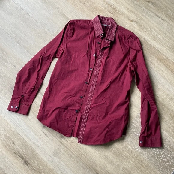 Express | Shirts | Express Fitted Shirt Button Down Burgundy Color | Poshmark Express | Shirts | Express Fitted Shirt Button Down Burgundy Color | Poshmark